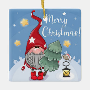 ORNEMENT EN CÉRAMIQUE **AMIS GNOME OU FAMILLE** ORNAMENT