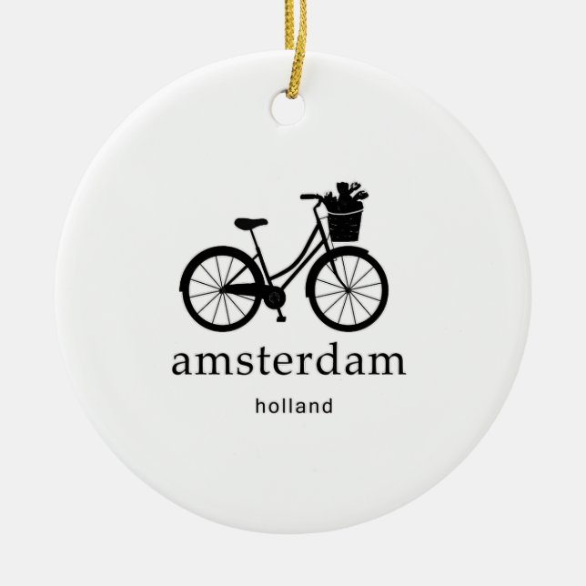 Ornement En Céramique Amsterdam (Devant)