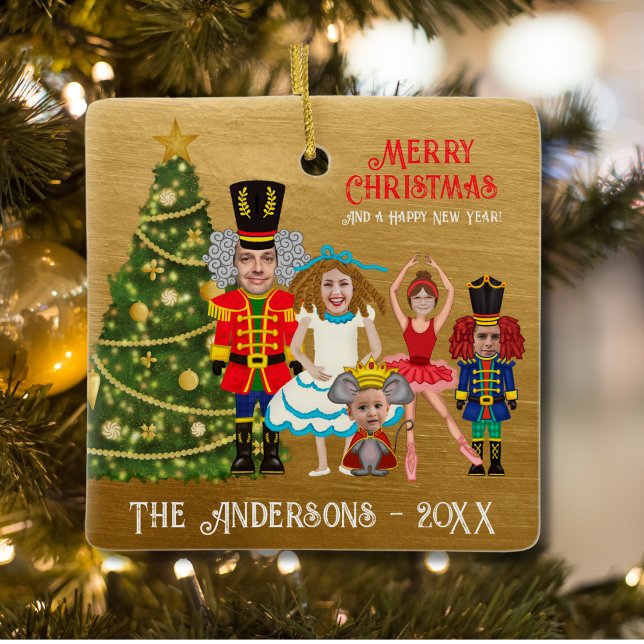 Ornement En Céramique Amusant Ajouter Votre Famille De Casse-Noisettes D (Créateur téléchargé)