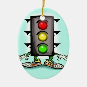 Ornement En Céramique Amusement du trafic