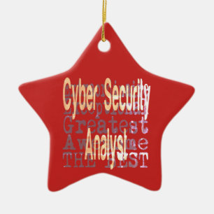 Ornement En Céramique Analyste de sécurité informatique Extraordinaire