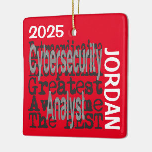 Ornement En Céramique Analyste en cybersécurité Extraordinaire PERSONNAL