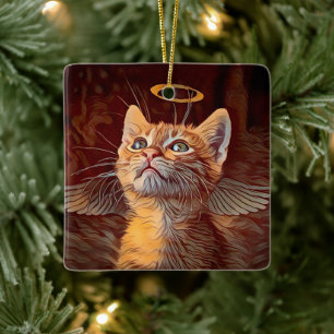 Ornement En Céramique Ange de Noël