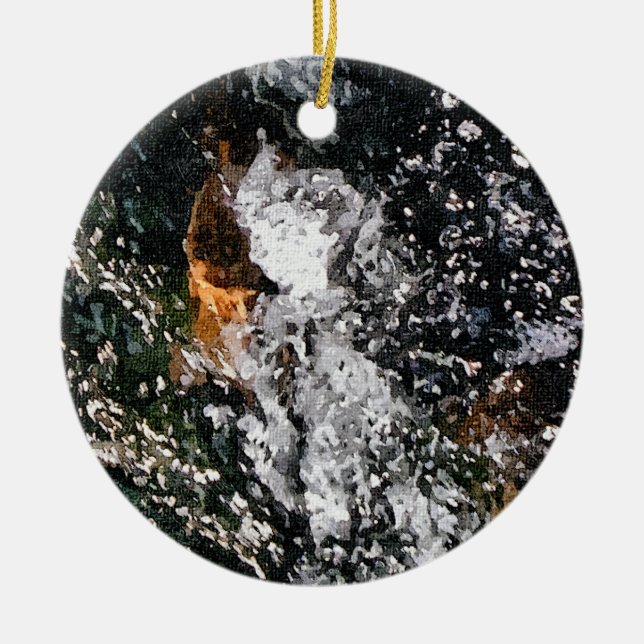 ORNEMENT EN CÉRAMIQUE ANGEL (Devant)