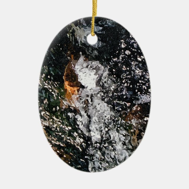 ORNEMENT EN CÉRAMIQUE ANGEL (Devant)