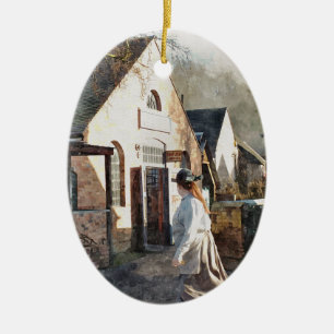 ORNEMENT EN CÉRAMIQUE ANGLETERRE VICTORIENNE