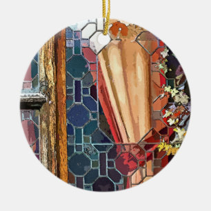 ORNEMENT EN CÉRAMIQUE ANGLETERRE VICTORIENNE