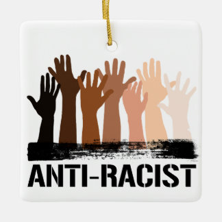Ornement En Céramique Anti-Raciste Tous Skintones