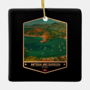 Ornement En Céramique Antigua-et-Barbuda