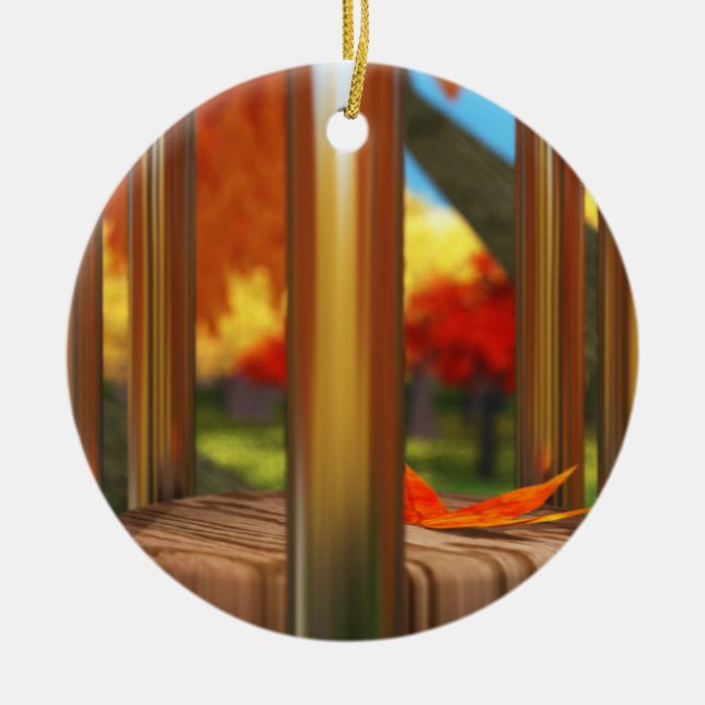 Ornement En Céramique Après l'ornement du vent (Devant)