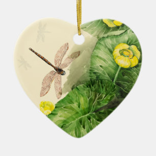 Ornement En Céramique aquarelle de nénuphar