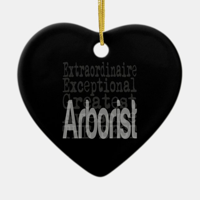 Ornement En Céramique Arboriste Extraordinaire (Devant)