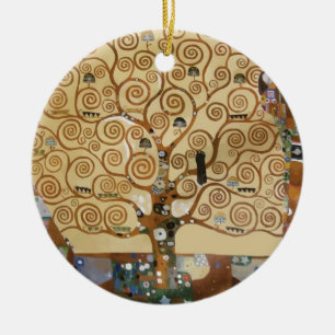 Ornement En Céramique Arbre de Gustav Klimt de la vie