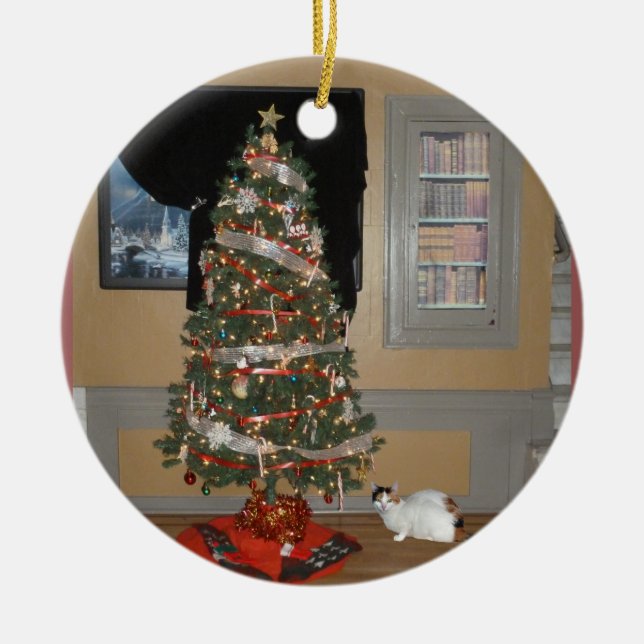Ornement En Céramique Arbre de Noël (Devant)