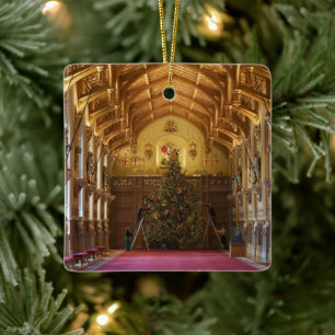 Ornement En Céramique Arbre de Noël du château de Windsor