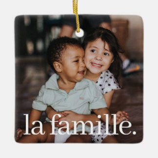 Ornement En Céramique Arbre de Noël français