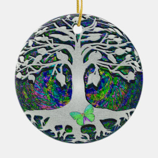 Ornement En Céramique Arbre de nouveaux débuts de la vie par Amelia