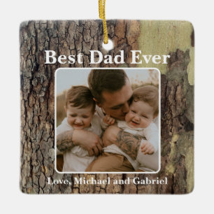 Ornement En Céramique Arbres de forêt rustiques