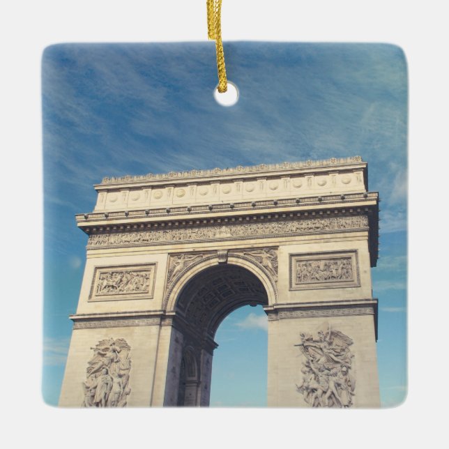 Ornement En Céramique Arc de Triomphe de Paris (Devant)