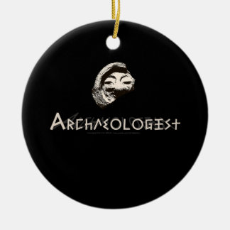 Ornement En Céramique Archéologue en lettres grecques primitives