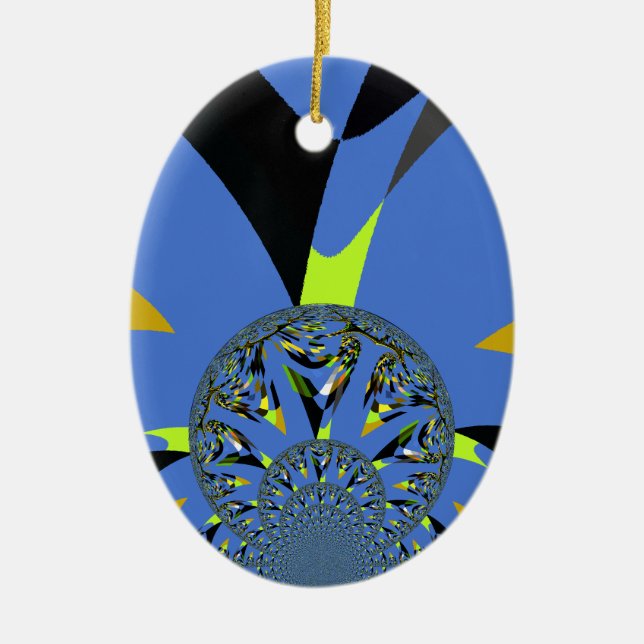 Ornement En Céramique Arches cool avec sphères fractales Art Design (Devant)