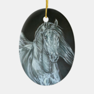 Ornement En Céramique Argent