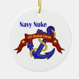 Ornement En Céramique Arme nucléaire USS Abraham Lincoln de marine
