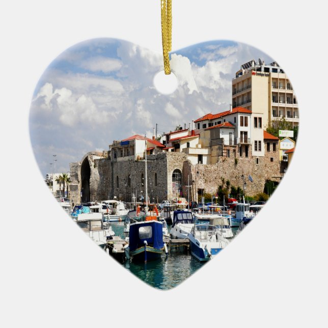 Ornement En Céramique Arsenalharbour vénitien Héraklion Crète Grèce (Devant)