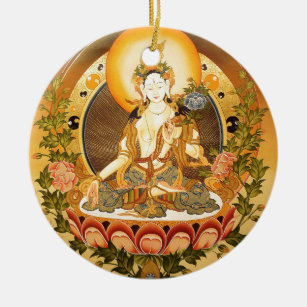 Ornement En Céramique Art bouddhiste tibétain