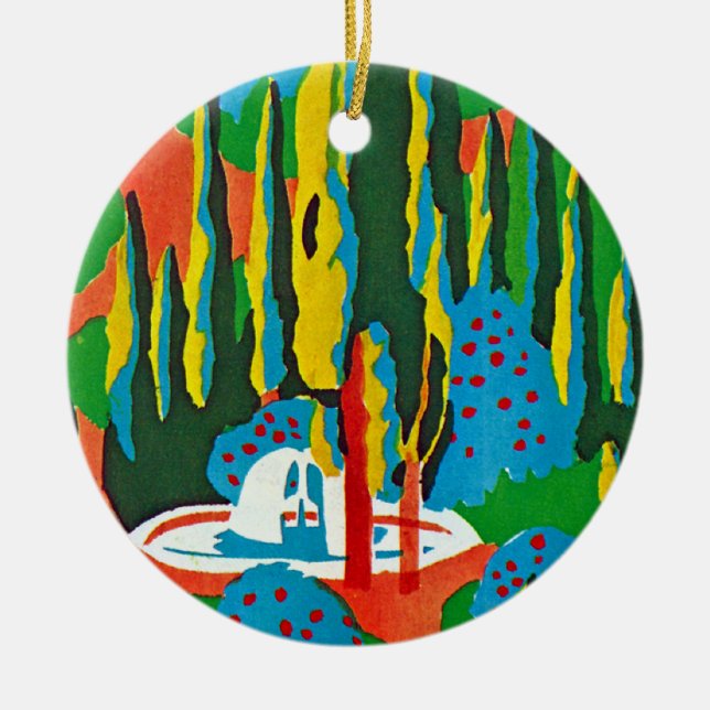 Ornement En Céramique Art déco de Seguy #6 à Emporio Moffa (Devant)