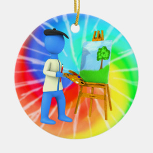 Ornement En Céramique Artiste