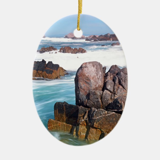 Ornement En Céramique Asilomar Beach, Monterey, Californie, États-Unis (Devant)