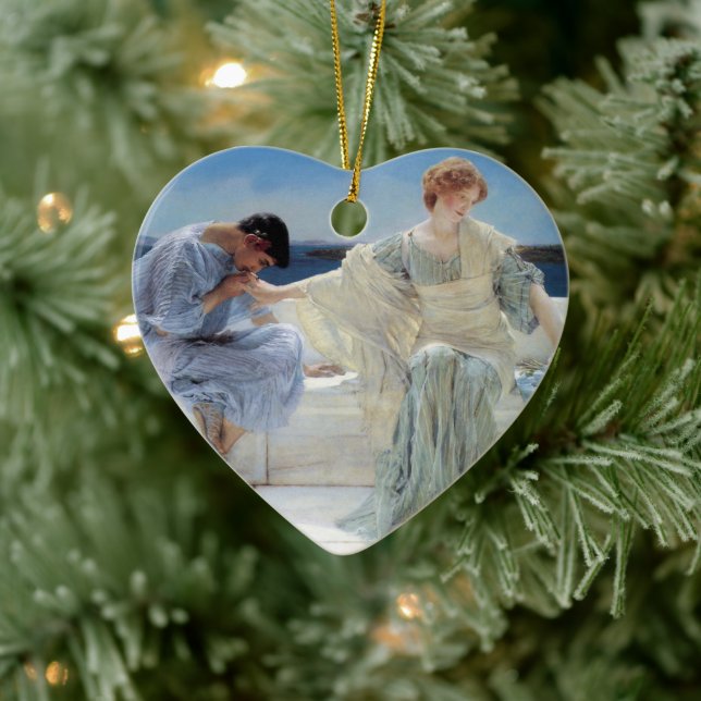 Ornement En Céramique Ask Me No More par Sir Lawrence Alma Tadema (Arbre)