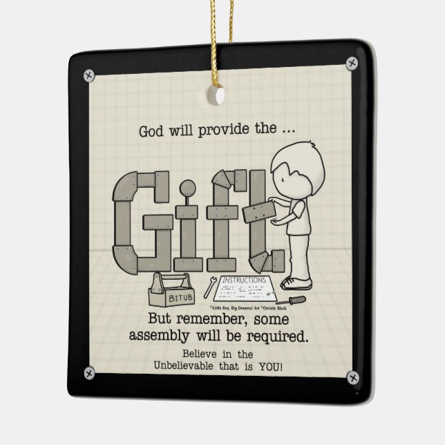 Ornement En Céramique Assembly requis (Gauche)