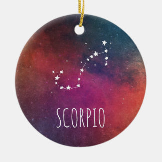 Ornement En Céramique Astrologie de Scorpion