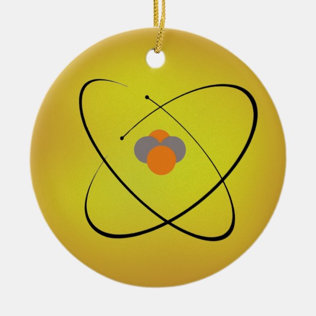 Ornement En Céramique Atom (Devant)
