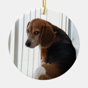 Ornement En Céramique Attitude beagle