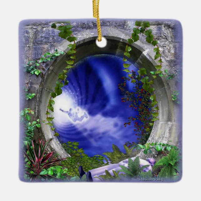 Ornement En Céramique Au revoir (Devant)