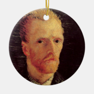 Ornement En Céramique Autoportrait de Vincent van Gogh, Gravure d'Art Fi