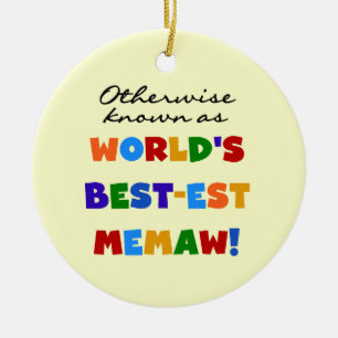 Ornement En Céramique Autrement connu comme T-shirts de Meilleur-est