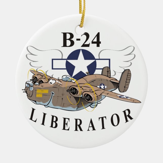 Ornement En Céramique B-24 Liberator (Devant)