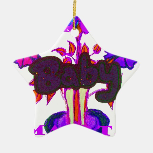 Ornement En Céramique Baby plante Hakuna Matata cadeaux.png (Devant)