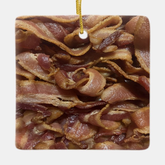 Ornement En Céramique Bacon (Devant)