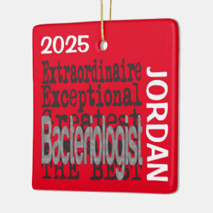 Ornement En Céramique Bactériologiste Extraordinaire PERSONNALISÉ