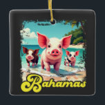 Ornement En Céramique Bahamas Pignoires - Exuma Pig Beach Adventure<br><div class="desc">Découvrez le paradis tropical des Bahamas avec notre drapeau "Pigs de natation" ! Avec ses célèbres cochons Exuma, cette chemise est parfaite pour tous ceux qui rêvent de visiter l'emblématique Pig Beach. Que vous ayez nagé avec les cochons ou que vous souhaitiez vivre l'aventure, cet art saisit le plaisir et...</div>