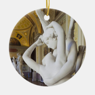 Ornement En Céramique Baiser de Cupidon et Psyché, par Antonio Canova