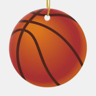 Ornement En Céramique Ballon de basket-ball