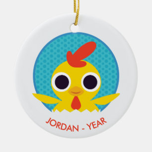 Ornement En Céramique Bandit le poussin