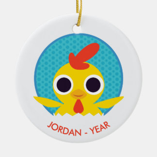 Ornement En Céramique Bandit le poussin