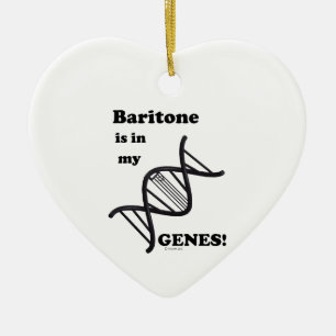 Ornement En Céramique Baritone Est Dans Mes Gènes